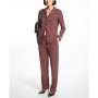 Michael Kors Geometric Print Pajama Set Bordeaux