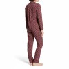 Michael Kors Geometric Print Pajama Set Bordeaux