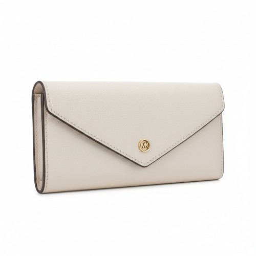 Michael Kors Jet Set Travel Envelope Wallet Cream