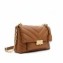 Michael Kors Cece Quilted Crossbody Bag Brown