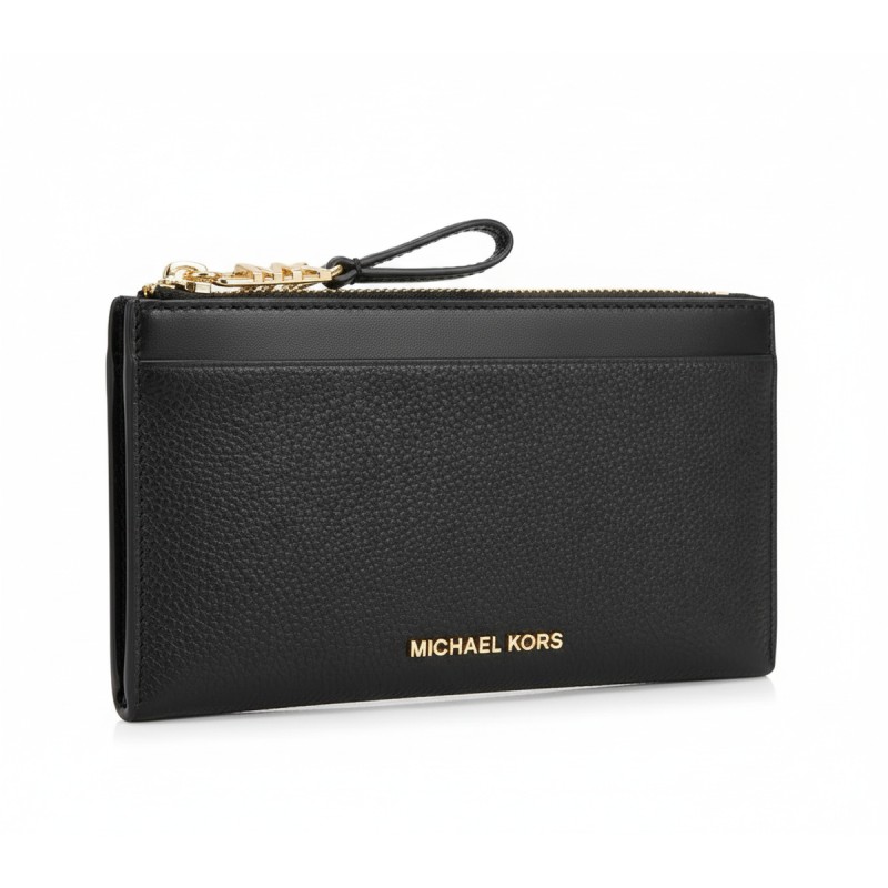 Michael Kors Empire Large Zip Card Case Black