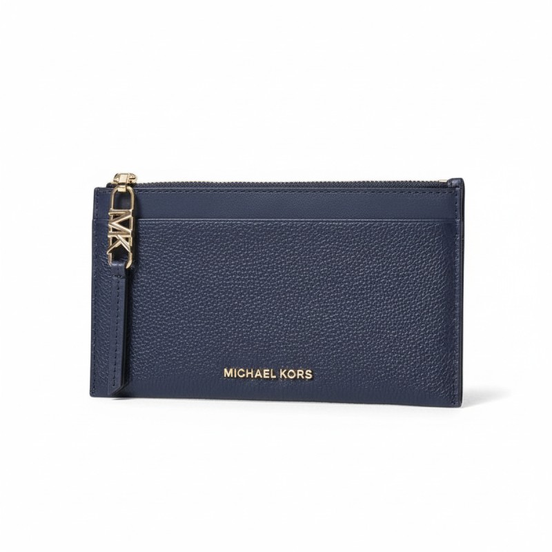 Michael Kors Empire Large Zip Card Case Navy