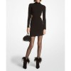 Michael Kors Cutout Turtleneck Dress Black