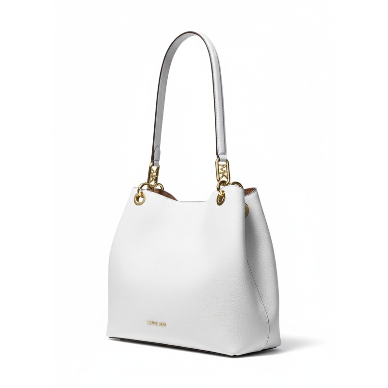 Michael Kors White Chain Shoulder Bag