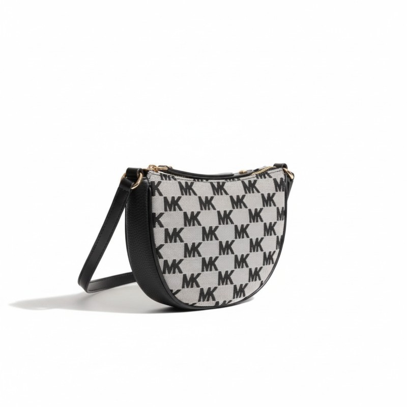 Michael Kors Dover MK Logo Crossbody Bag Black