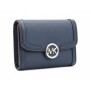 Michael Kors Leida Saffiano Wallet Navy