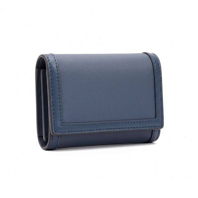 Michael Kors Leida Saffiano Wallet Navy
