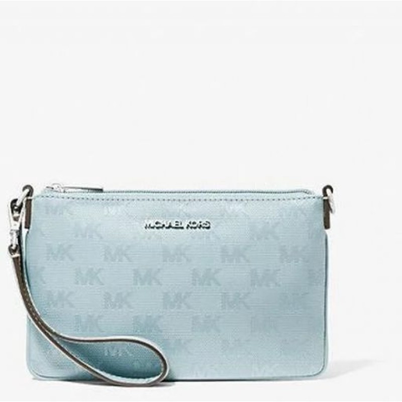 Michael Kors Jet Set Travel Wristlet Light Blue