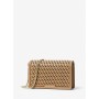 Michael Kors Jet Set Woven Crossbody Bag Brown