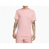 Nike Sportswear Club Pink Cotton T-Shirt