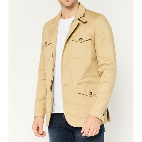 Michael Kors Organic Cotton Field Jacket Beige