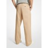 Michael Kors Stretch Cotton Chino Pants Beige