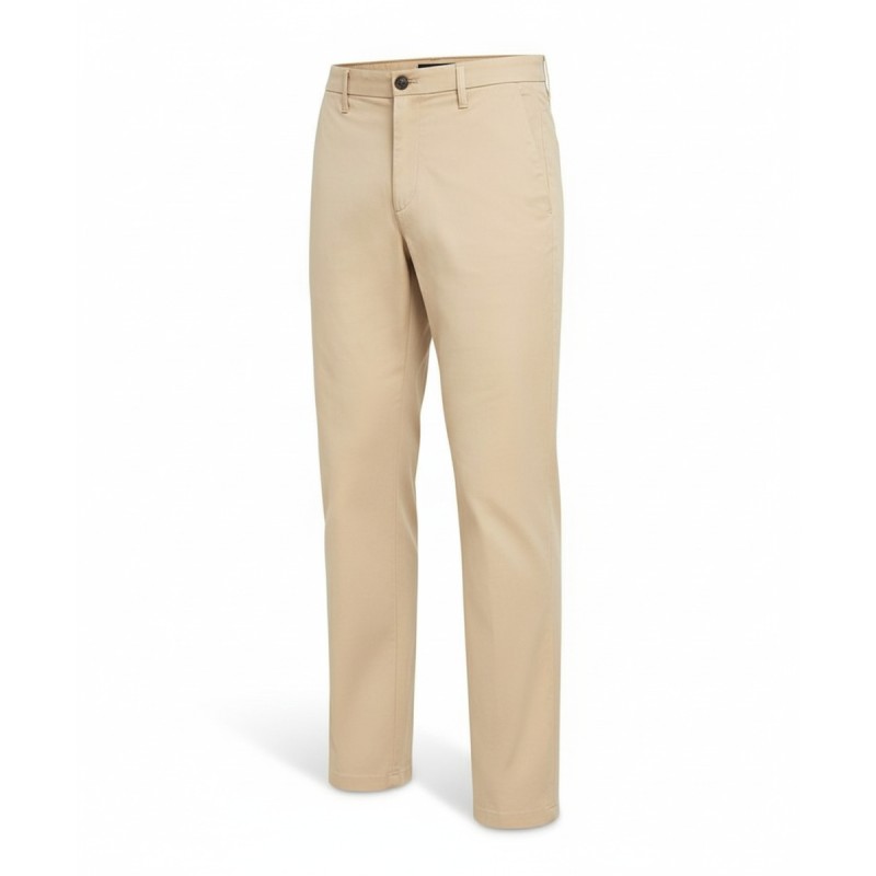 Michael Kors Stretch Cotton Chino Pants Beige