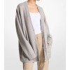 Michael Kors Oversized Button Cardigan Grey