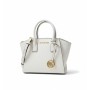 Michael Kors Avril Structured Satchel Cream