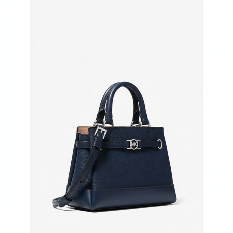 Michael Kors Reed Leather Crossbody Navy