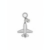 Michael Kors Airplane Metallic Keychain Silver