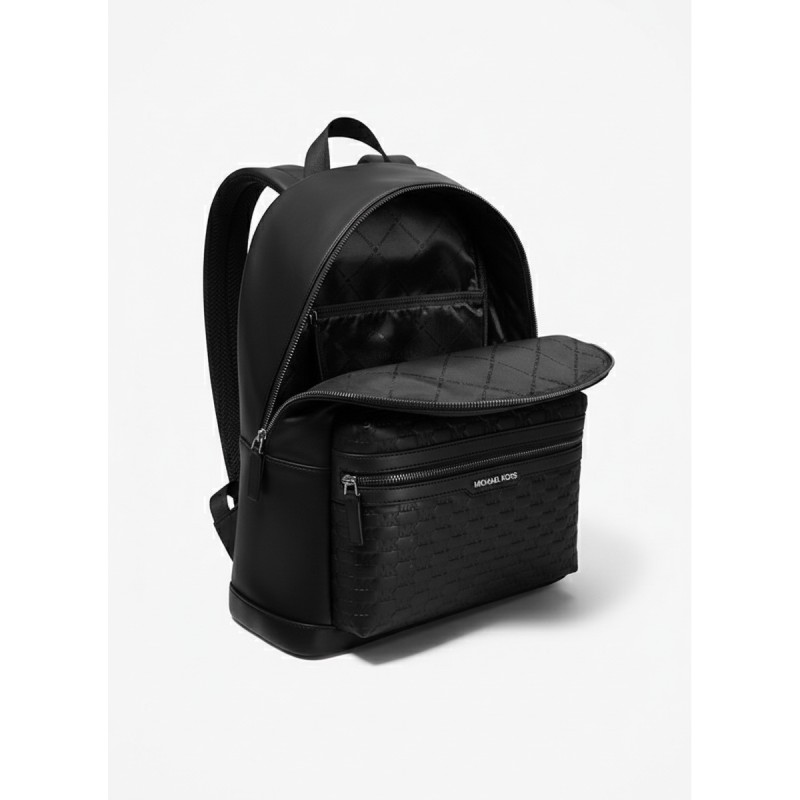 Michael Kors Dome Textured Backpack Black