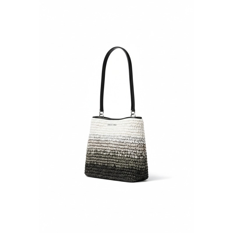 Michael Kors Ombre Woven Shoulder Bag Black