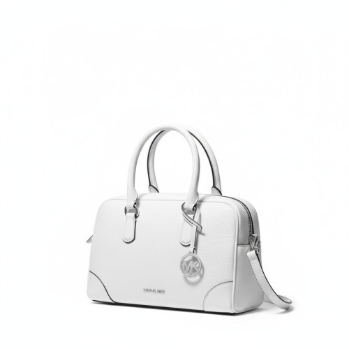 Michael Kors Thompson White Leather Handbag
