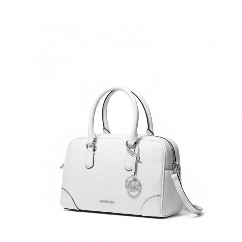 Michael Kors Thompson White Leather Handbag