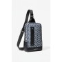 Michael Kors Lautner Monogram Sling Bag Black