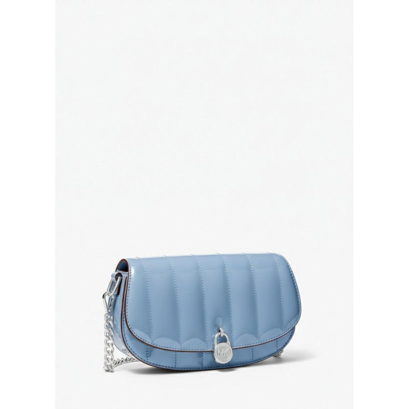 Michael Kors Quilted Crossbody Bag Blue