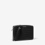 Michael Kors Jet Set Woven Crossbody Black