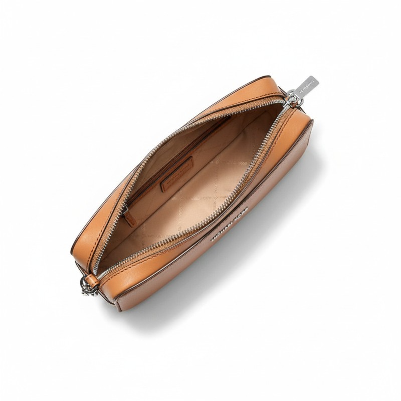 Michael Kors Woven Crossbody Bag Beige