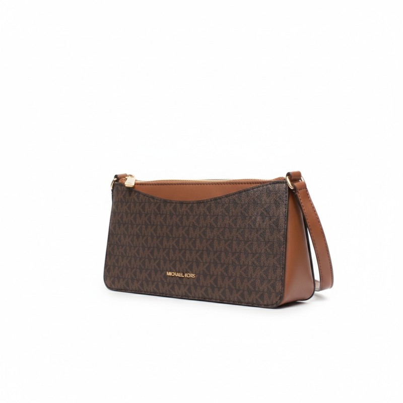 Michael Kors Arden Signature Crossbody Bag Brown