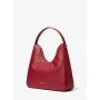 Michael Kors Red Leather Hobo Shoulder Bag