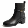 Michael Kors Mindy Buckle Ankle Boots Black
