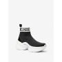 Michael Kors Black Knit Sock Sneaker White