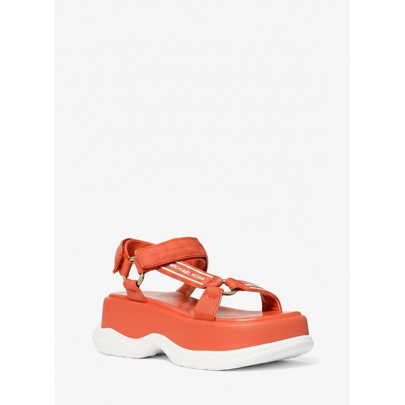 Michael Kors Platform Sport Sandals Orange