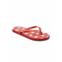 Michael Kors Red Polka Dot Flip Flops