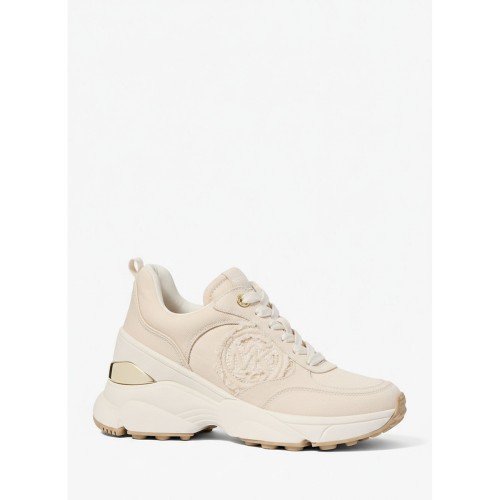 Michael Kors Beige Chunky Platform Sneakers