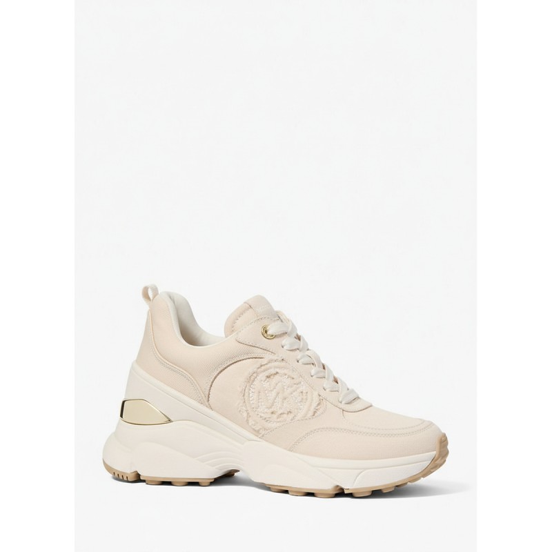 Michael Kors Beige Chunky Platform Sneakers