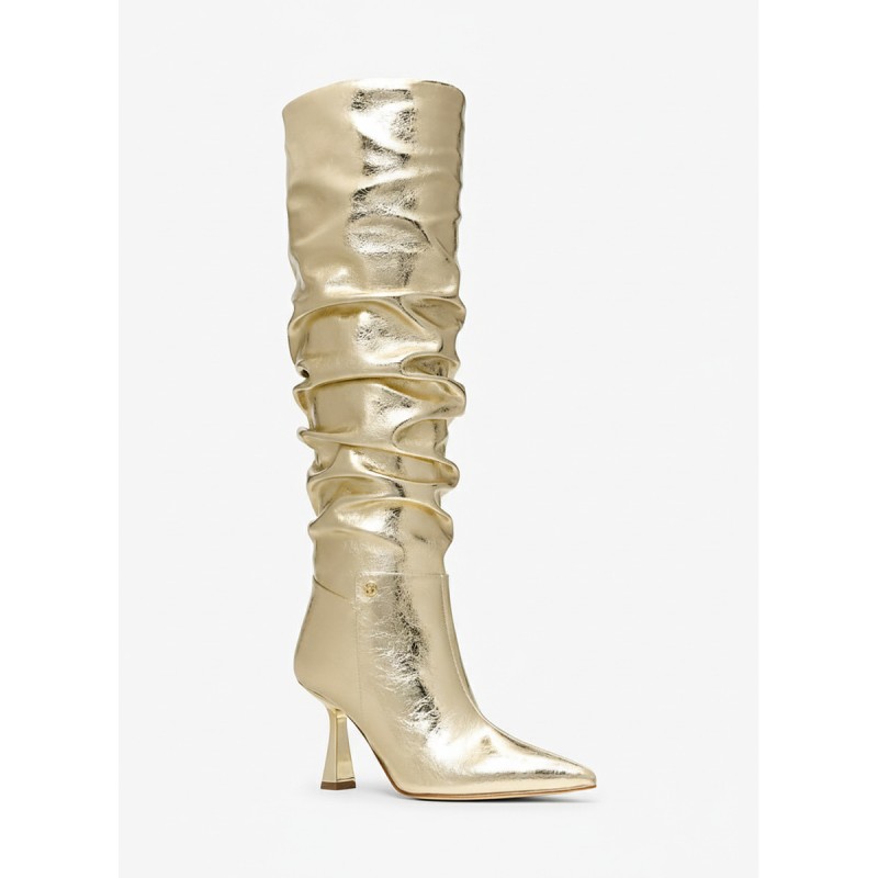Michael Kors Scrunch Boot Pale Gold