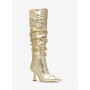 Michael Kors Scrunch Boot Pale Gold