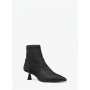 Michael Kors Black Glitter Kitten Heel Ankle Boots