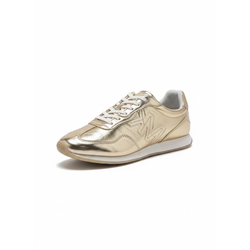 Michael Kors Metallic Gold Leather Sneakers
