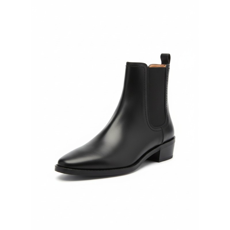Michael Kors Black Leather Chelsea Boots