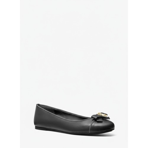 Michael Kors Bow Detail Ballet Flats Black