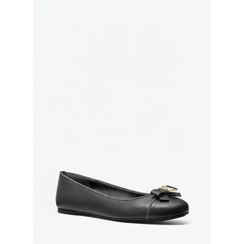 Michael Kors Bow Detail Ballet Flats Black