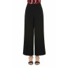 Moschino Wide Leg Pleated Trousers Black