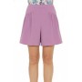 Moschino High-Waisted Bermuda Shorts Purple