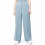 Moschino Pinstripe Wide Leg Trousers Blue