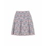 Moschino Floral Print Pleated Skirt Multi