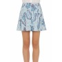 Moschino Floral Mixed Print Mini Skirt Blue
