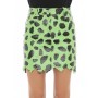 Moschino Green Leopard Sequin Mini Skirt